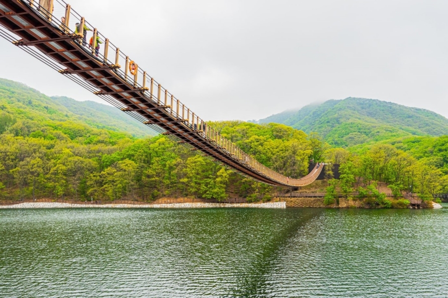 마장호수 출렁다리
